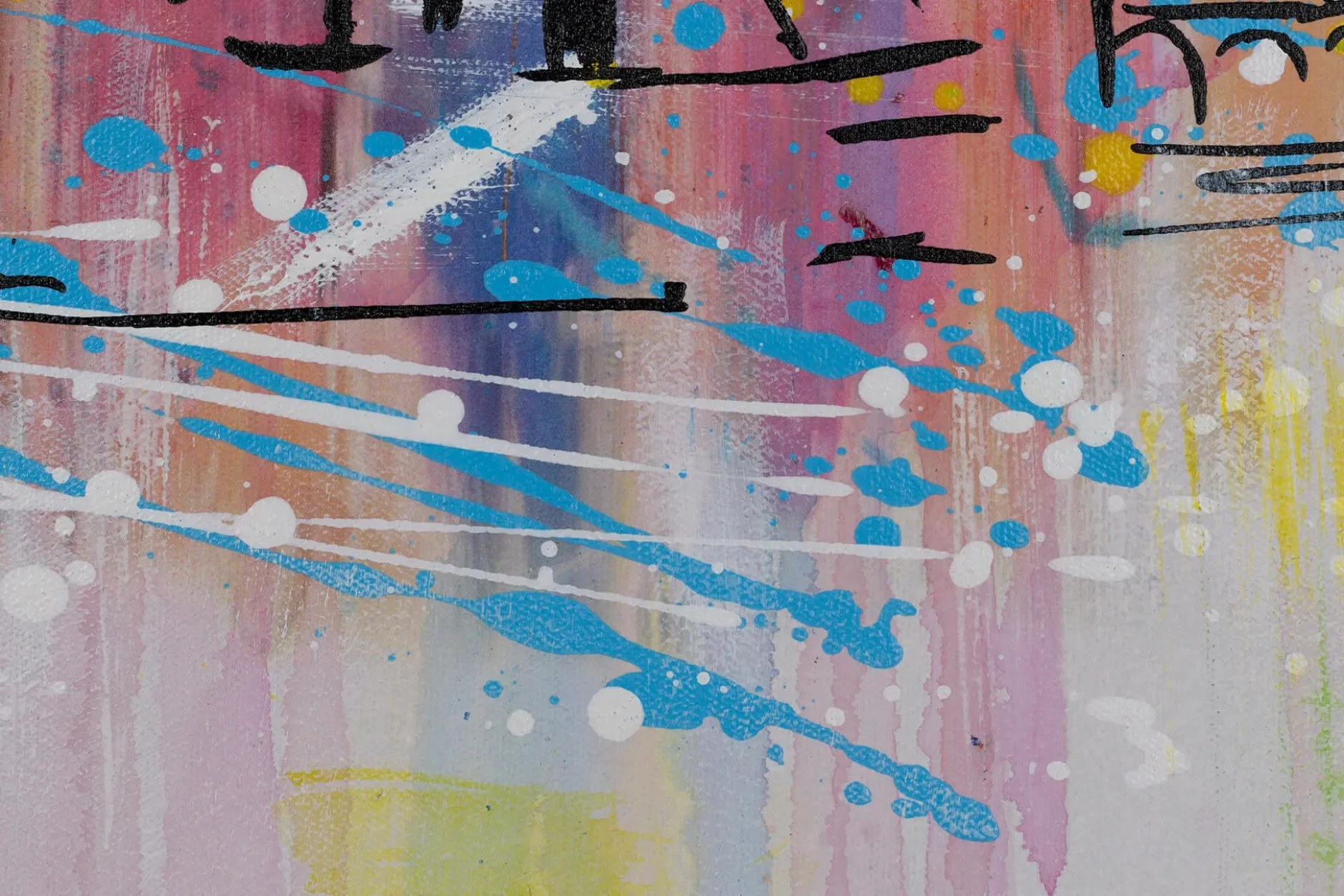 Handgemaltes Gemälde 'Florence Skyline Silhouette' 120x60cm | inkl. Echtheitszertifikat