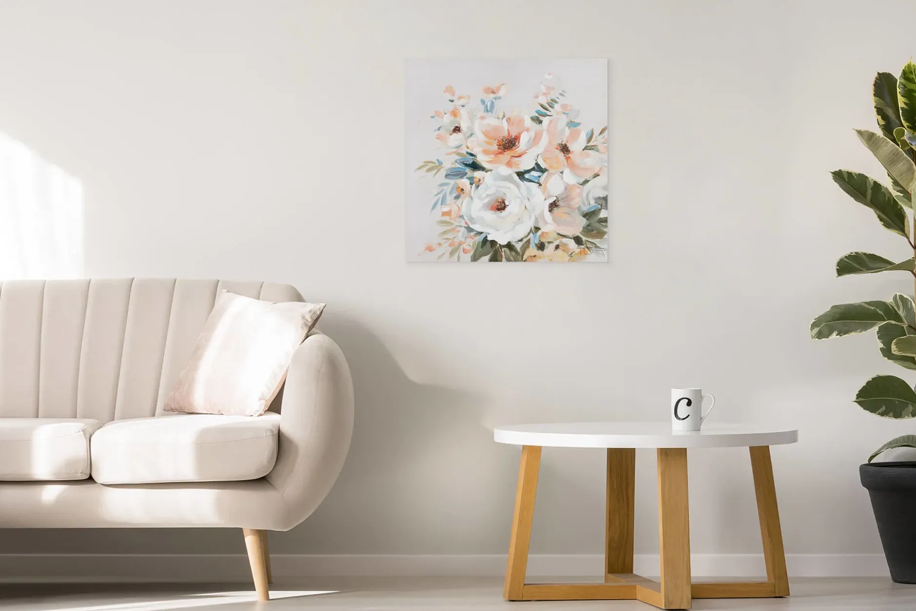 Handgemaltes Gemälde 'Flower Greetings' | inkl. Echtheitszertifikat