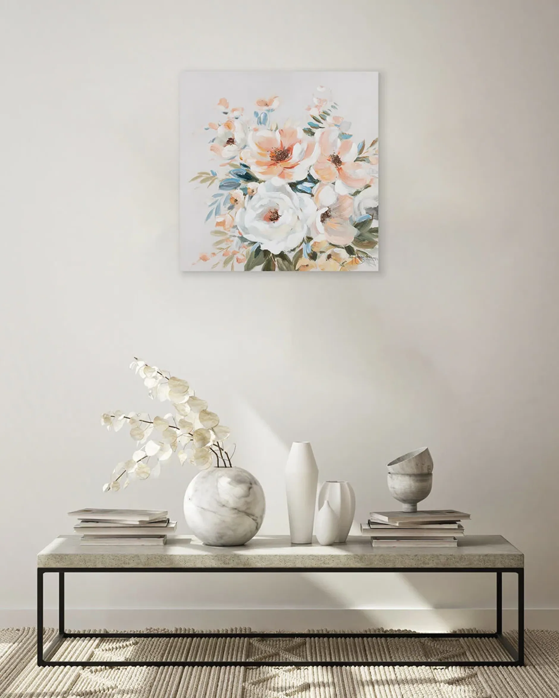 Handgemaltes Gemälde 'Flower Greetings' | inkl. Echtheitszertifikat