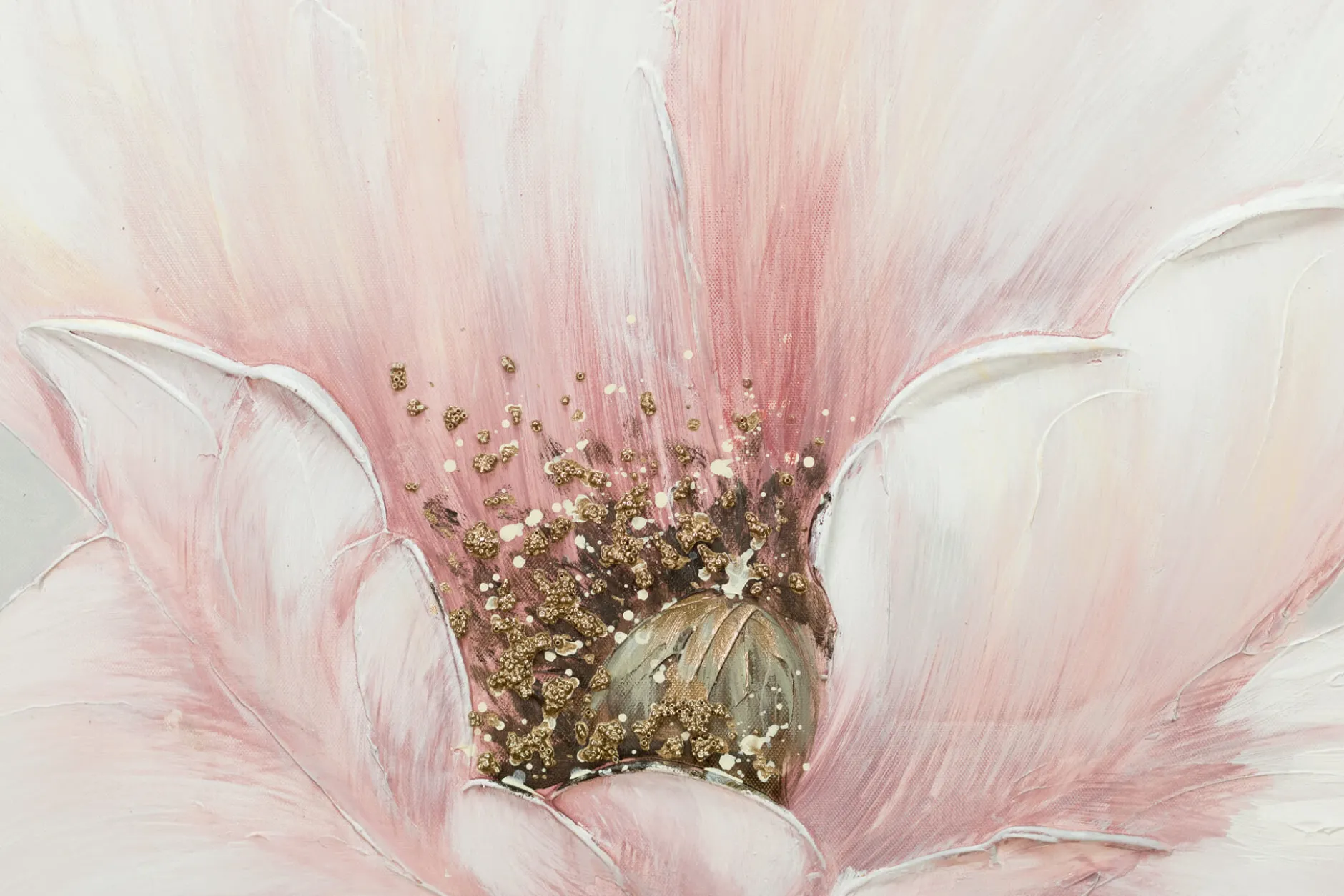 Handgemaltes Gemälde 'Flower of Faith' 60x60cm | inkl. Echtheitszertifikat
