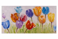 Handgemaltes Gemälde 'Flowers of Joy' 120x60cm | inkl. Echtheitszertifikat