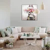 Handgemaltes Gemälde 'Flowery Temptation' 80x80cm | inkl. Echtheitszertifikat