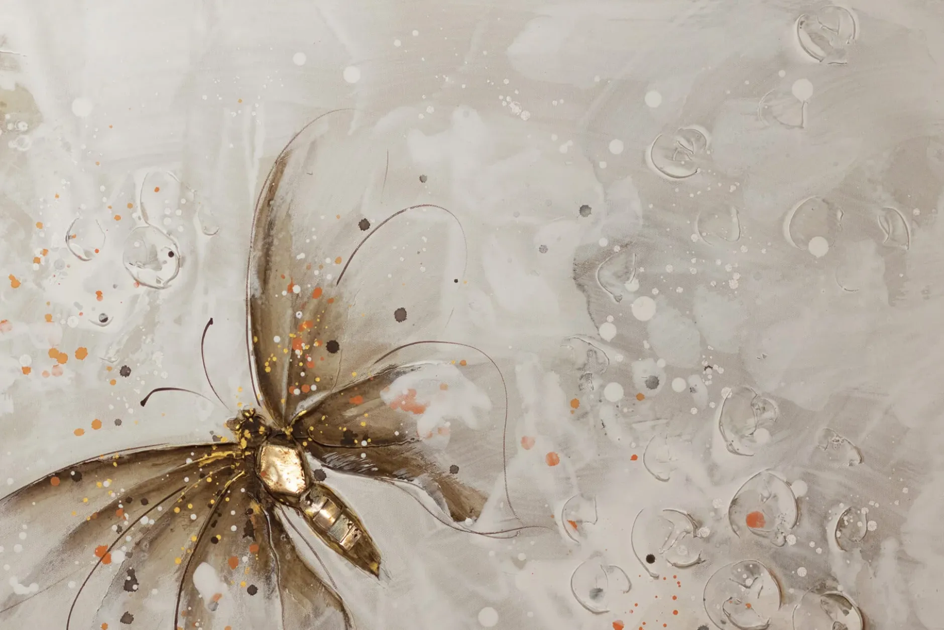 Handgemaltes Gemälde 'Flug durch den Sommer' 120x60cm | inkl. Echtheitszertifikat