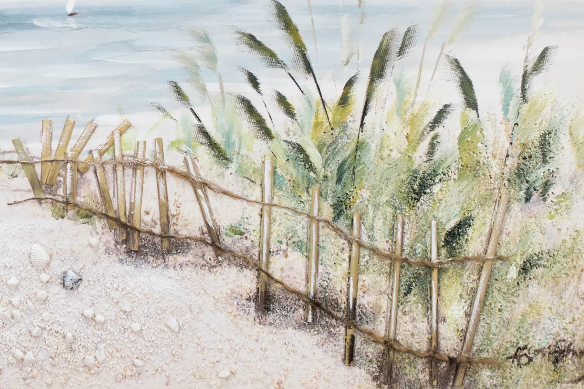 Handgemaltes Gemälde 'Follow the Path' 120x60cm | inkl. Echtheitszertifikat