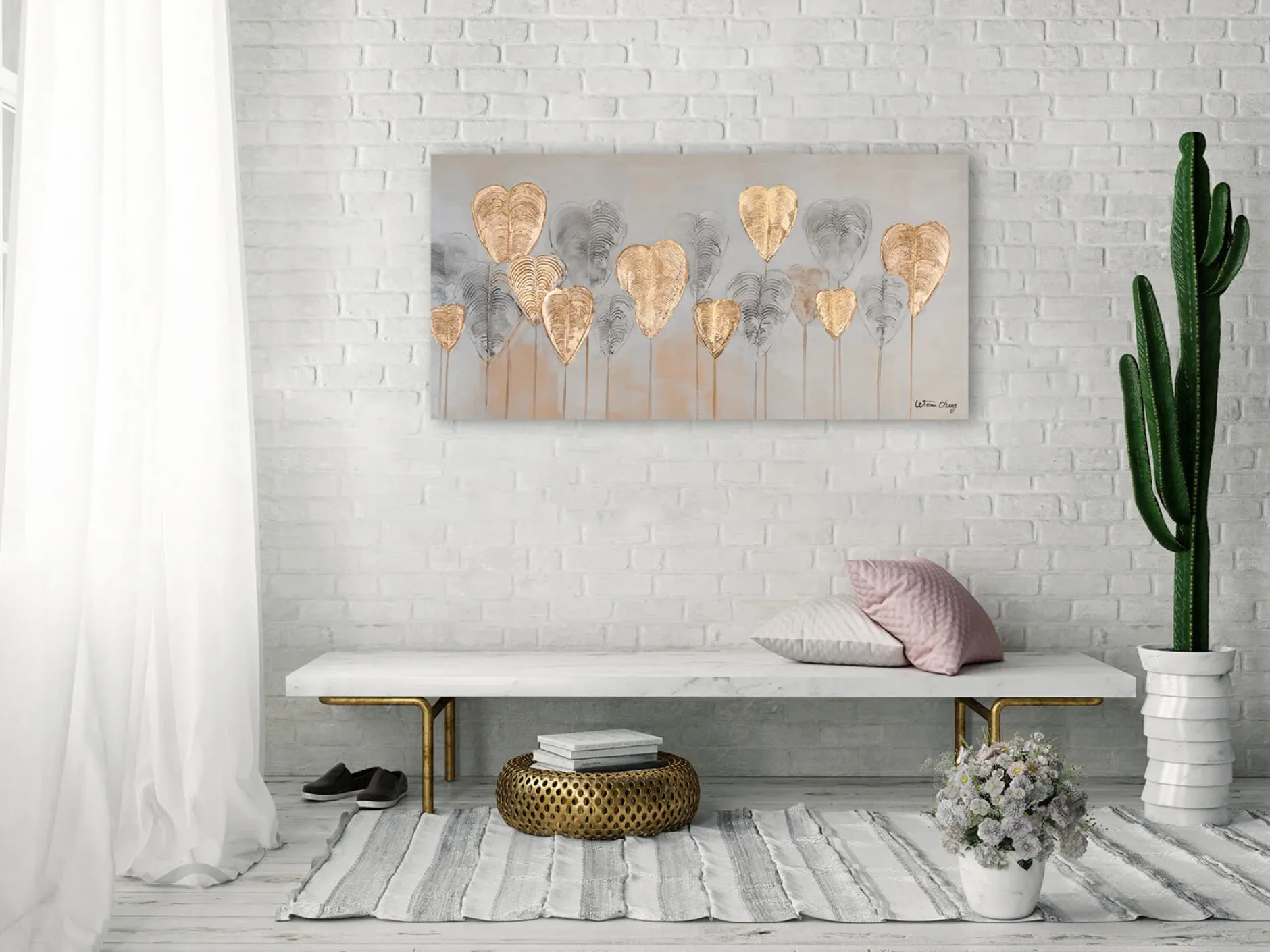 Handgemaltes Gemälde 'Forest of Senses' 120x60cm | inkl. Echtheitszertifikat