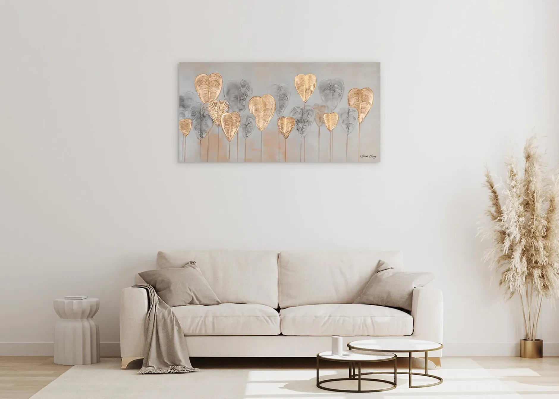 Handgemaltes Gemälde 'Forest of Senses' 120x60cm | inkl. Echtheitszertifikat