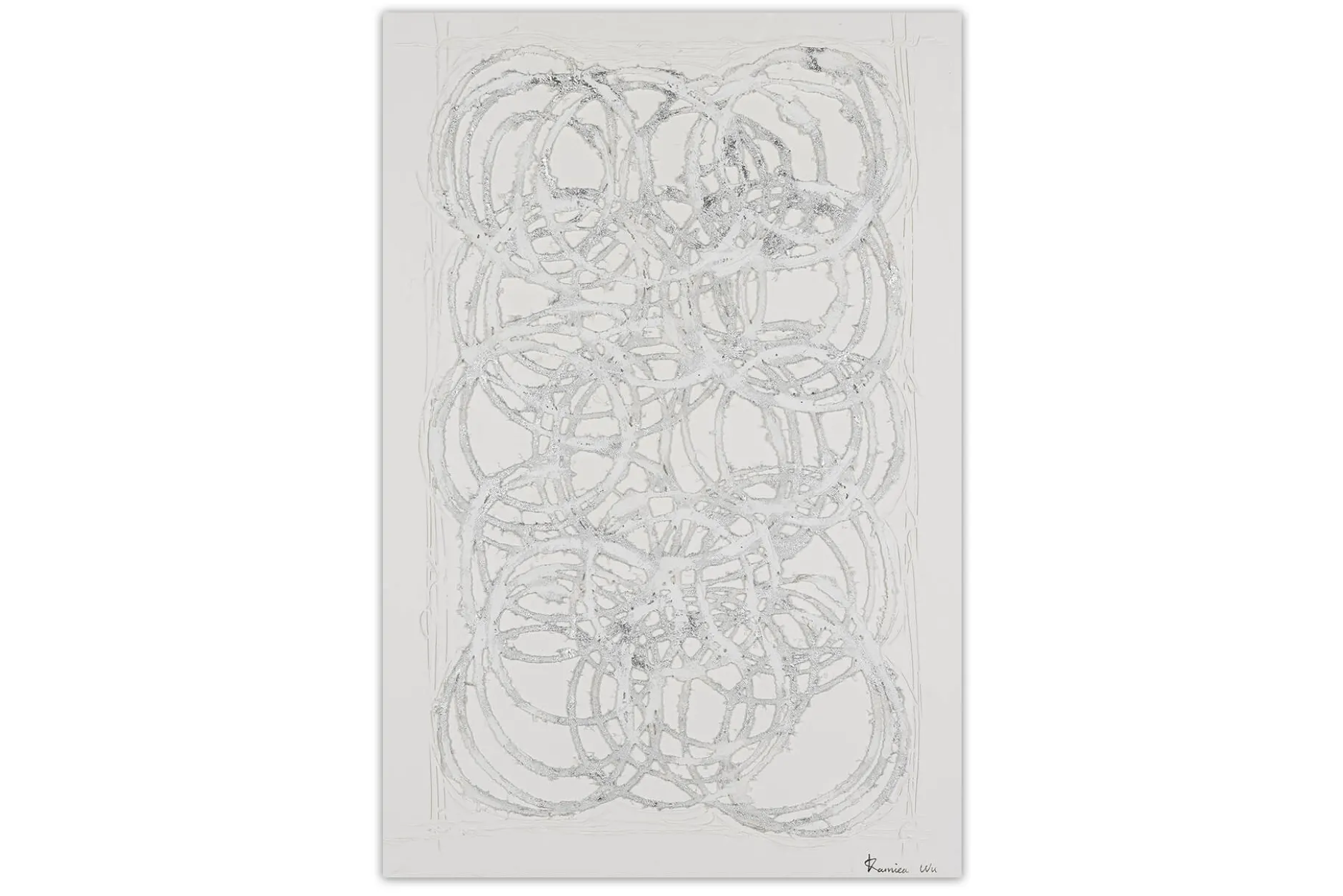 Handgemaltes Gemälde 'Forever joined Circles' 60x90cm | inkl. Echtheitszertifikat