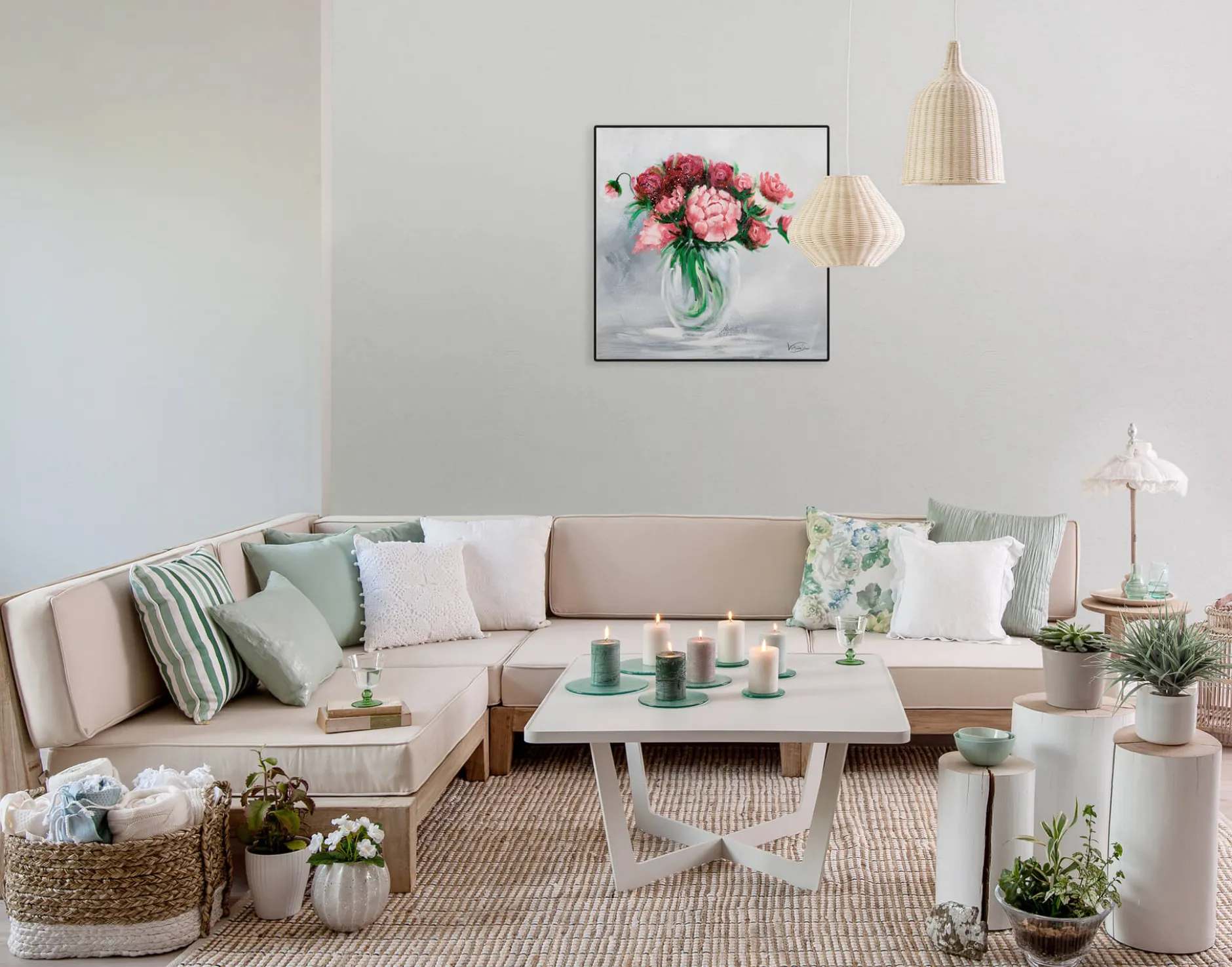 Handgemaltes Gemälde 'For You' 60x60cm | inkl. Echtheitszertifikat