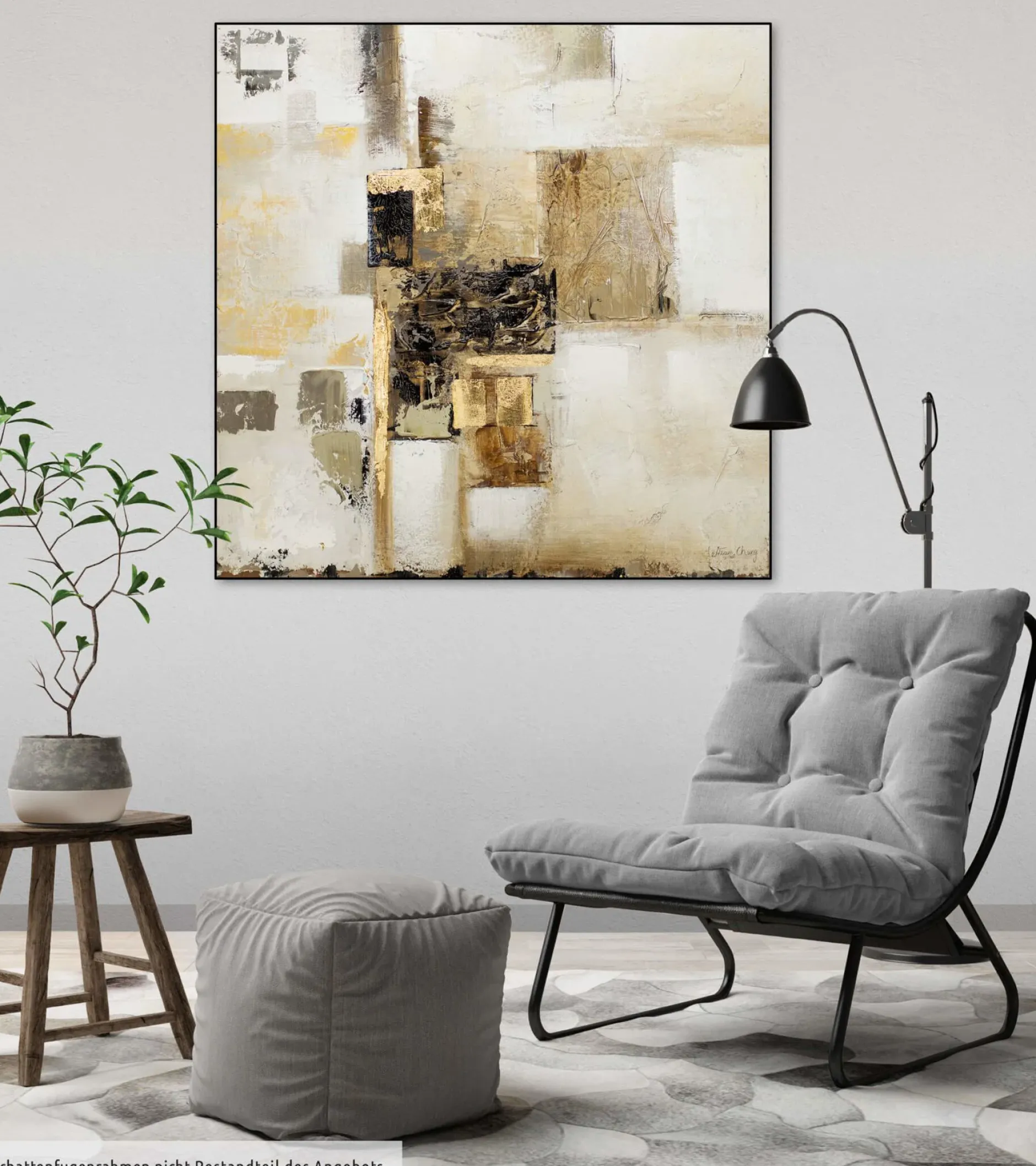 Handgemaltes Gemälde 'Freiheit der Ideen' 80x80cm | inkl. Echtheitszertifikat
