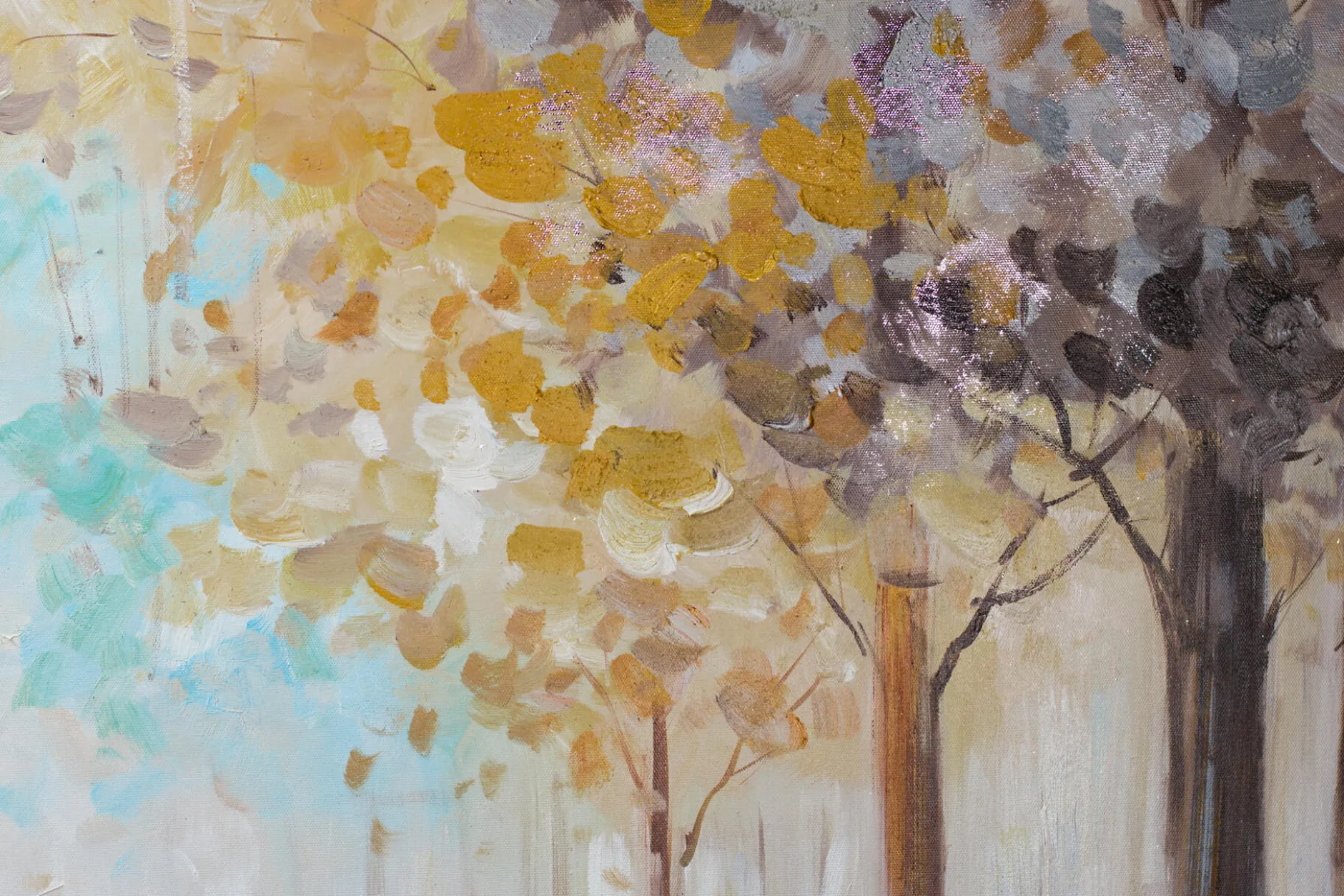 Handgemaltes Gemälde 'Frühes Erwachen' 120x80cm | inkl. Echtheitszertifikat