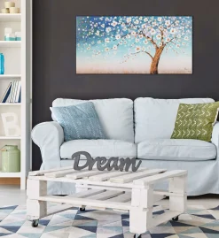 Handgemaltes Gemälde 'Frühlingsabend' 120x60cm | inkl. Echtheitszertifikat