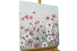 Handgemaltes Gemälde 'Frühlingswiese' 60x60cm | inkl. Echtheitszertifikat