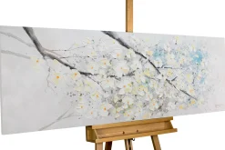 Handgemaltes Gemälde 'Frühlingsbeginn' 150x50cm | inkl. Echtheitszertifikat