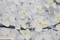 Handgemaltes Gemälde 'Frühlingsbeginn' 150x50cm | inkl. Echtheitszertifikat