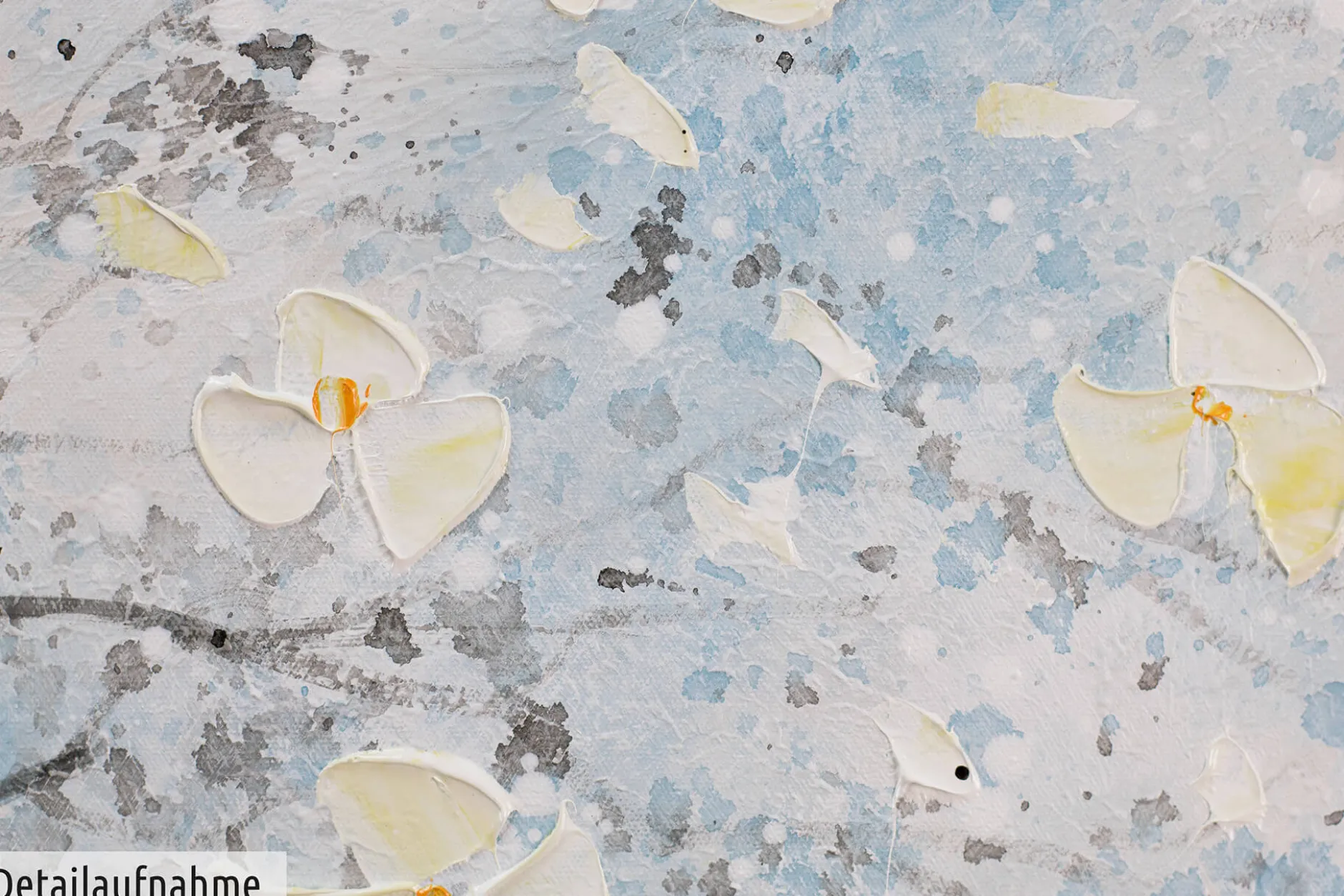 Handgemaltes Gemälde 'Frühlingsbeginn' 150x50cm | inkl. Echtheitszertifikat