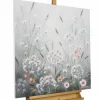Handgemaltes Gemälde 'Frühlingszauber' 80x80cm | inkl. Echtheitszertifikat