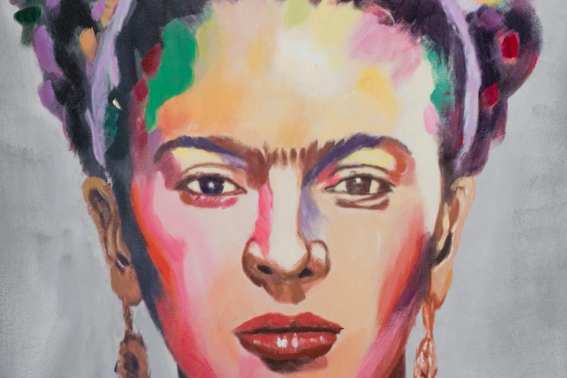 Handgemaltes Gemälde 'Frida' 60x90cm | inkl. Echtheitszertifikat