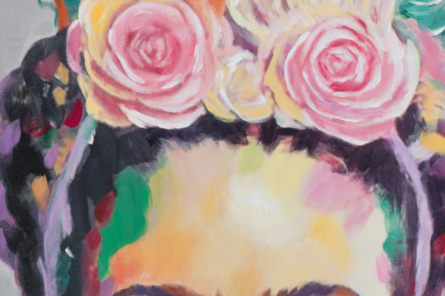 Handgemaltes Gemälde 'Frida' 60x90cm | inkl. Echtheitszertifikat