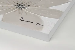 Handgemaltes Gemälde 'Frozen Flowers' 150x50cm | inkl. Echtheitszertifikat