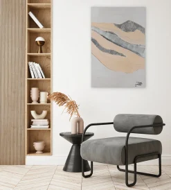 Handgemaltes Gemälde 'Gebirge im Morgenlicht' 60x90cm | inkl. Echtheitszertifikat