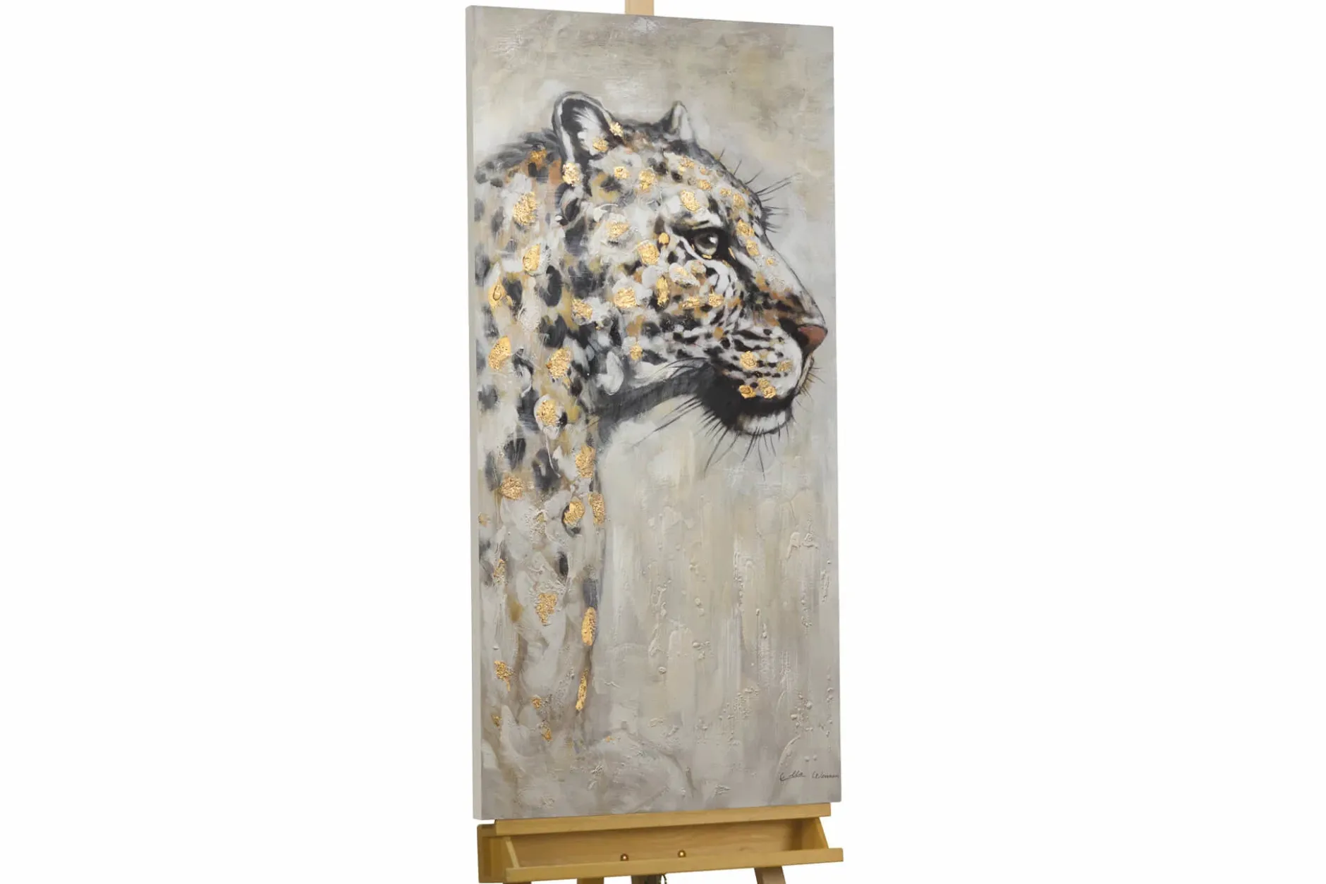 Handgemaltes Gemälde 'Gefährliche Anmut' 62,5x122,5cm | inkl. Echtheitszertifikat