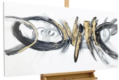Handgemaltes Gemälde 'Geheime Botschaft' 120x60cm | inkl. Echtheitszertifikat
