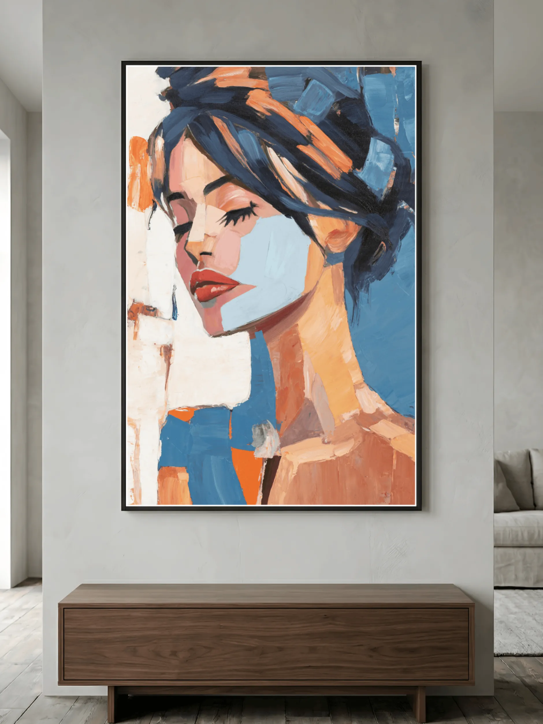 Handgemaltes Gemälde 'Gentle Stillness' 60x90cm | inkl. Echtheitszertifikat