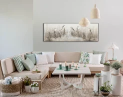 Handgemaltes Gemälde 'Gesang der Vögel' 150x50cm | inkl. Echtheitszertifikat