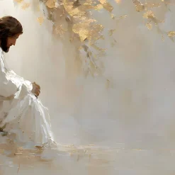 Handgemaltes Gemälde 'Gethsemane – im Stillens' | Echtheitszertifikat inklusive