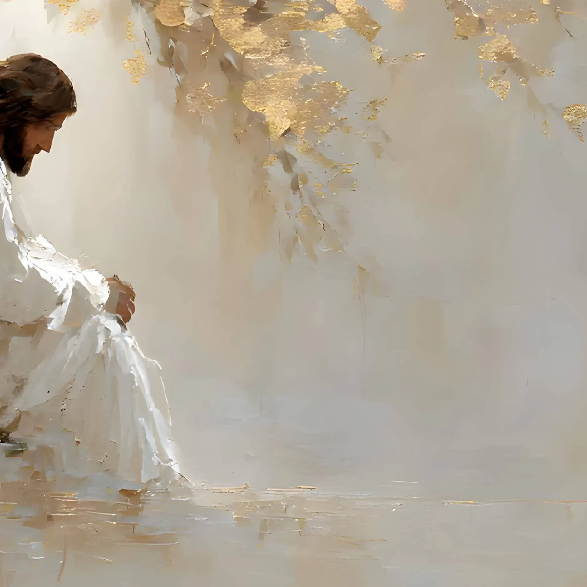 Handgemaltes Gemälde 'Gethsemane – im Stillens' | Echtheitszertifikat inklusive