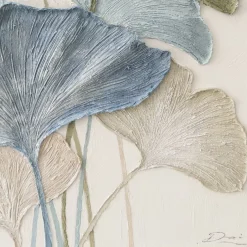 Handgemaltes Gemälde 'Ginkgo-Rhythmus' | Echtheitszertifikat inklusive