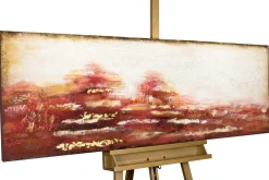 Handgemaltes Gemälde 'Gipfel der Glut' 150x50cm | inkl. Echtheitszertifikat