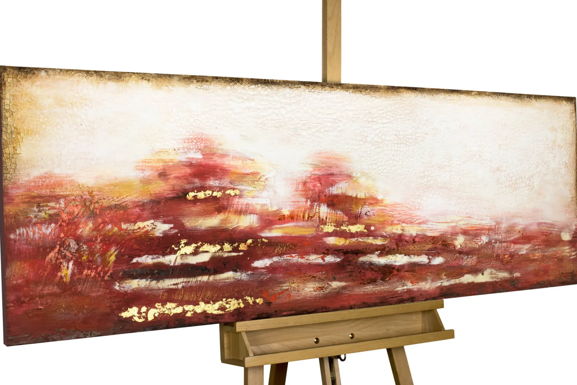 Handgemaltes Gemälde 'Gipfel der Glut' 150x50cm | inkl. Echtheitszertifikat