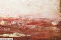 Handgemaltes Gemälde 'Gipfel der Glut' 150x50cm | inkl. Echtheitszertifikat