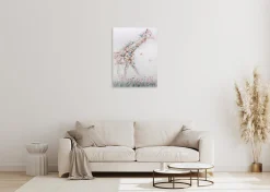Handgemaltes Gemälde 'Giraffe Princess' 75x100cm | inkl. Echtheitszertifikat