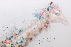 Handgemaltes Gemälde 'Giraffe Princess' 75x100cm | inkl. Echtheitszertifikat