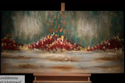 Handgemaltes Gemälde 'Girdle of Flowers' 120x60cm | inkl. Echtheitszertifikat