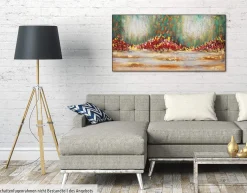 Handgemaltes Gemälde 'Girdle of Flowers' 120x60cm | inkl. Echtheitszertifikat