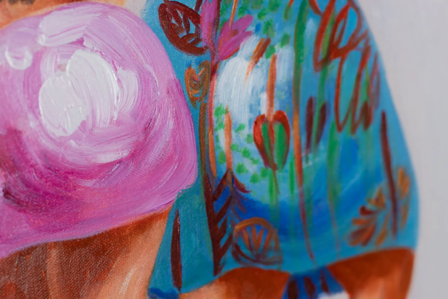 Handgemaltes Gemälde 'Girls Night' 120x60cm | inkl. Echtheitszertifikat