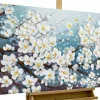 Handgemaltes Gemälde 'Glamour in White' 140x70cm | inkl. Echtheitszertifikat