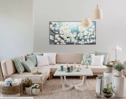 Handgemaltes Gemälde 'Glamour in White' 140x70cm | inkl. Echtheitszertifikat