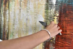 Handgemaltes Gemälde 'Gleaming Colours' 120x60cm | inkl. Echtheitszertifikat