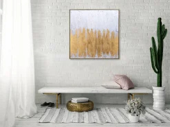 Handgemaltes Gemälde 'Gleaming Hope' 80x80cm | inkl. Echtheitszertifikat