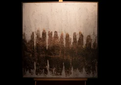 Handgemaltes Gemälde 'Gleaming Hope' 80x80cm | inkl. Echtheitszertifikat