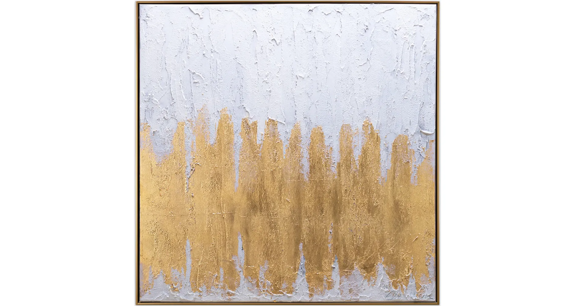 Handgemaltes Gemälde 'Gleaming Hope' 80x80cm | inkl. Echtheitszertifikat