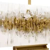 Handgemaltes Gemälde 'Glittering Crowd' 120x60cm | inkl. Echtheitszertifikat