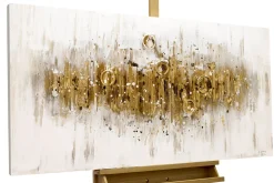 Handgemaltes Gemälde 'Glittering Crowd' 120x60cm | inkl. Echtheitszertifikat