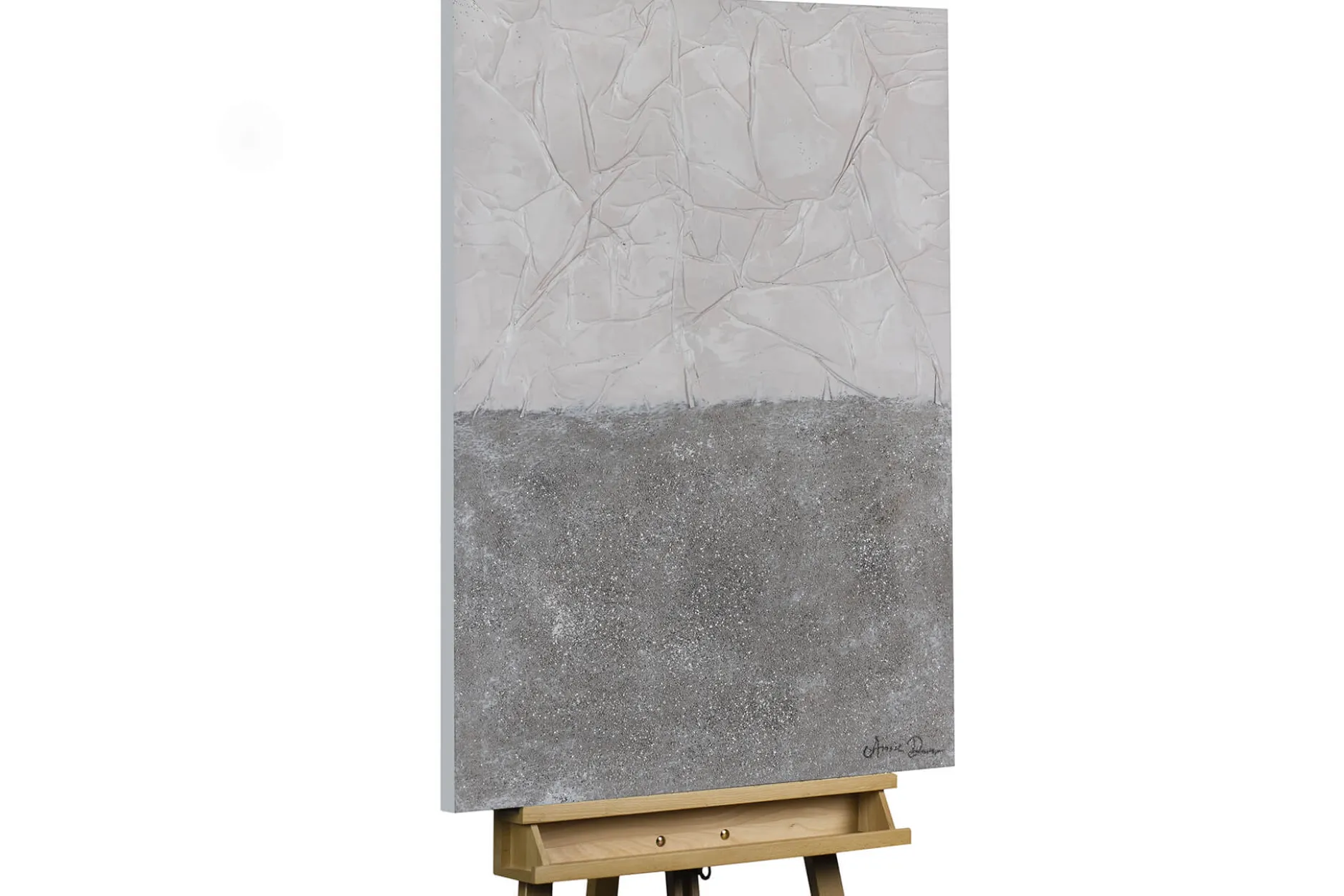 Handgemaltes Gemälde 'Gloomy Skyline' 70x100cm | inkl. Echtheitszertifikat
