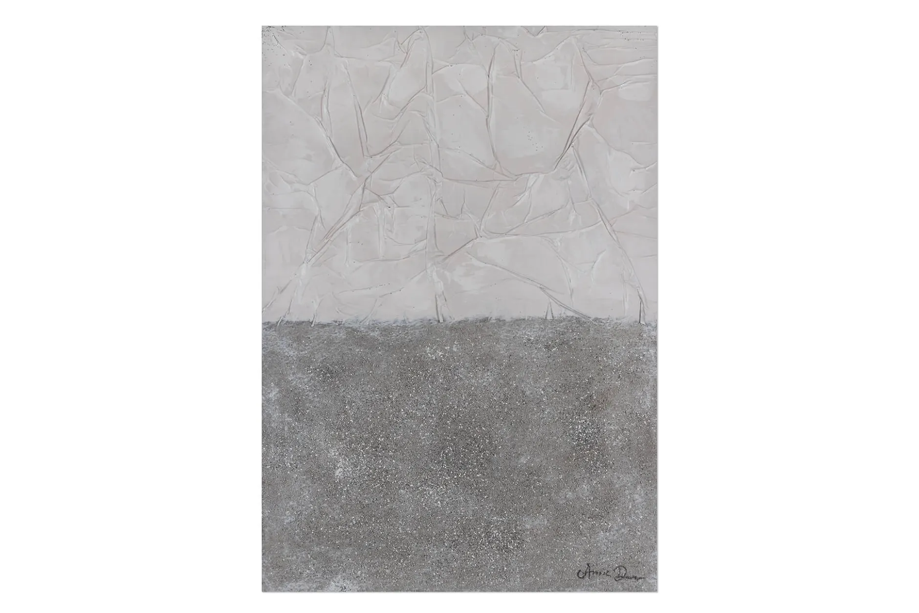 Handgemaltes Gemälde 'Gloomy Skyline' 70x100cm | inkl. Echtheitszertifikat
