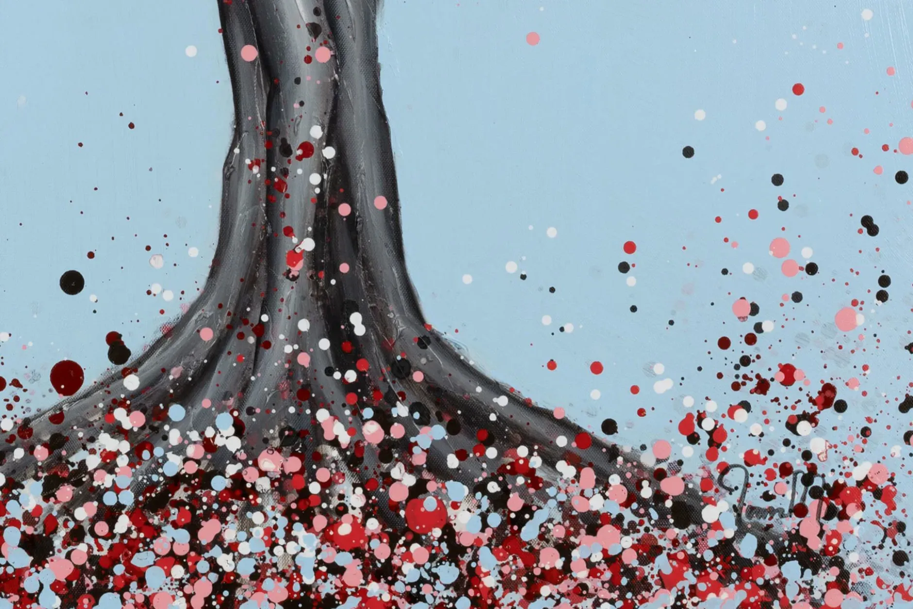 Handgemaltes Gemälde 'Glorious Spring ' 60x90cm | inkl. Echtheitszertifikat